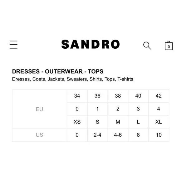 Sandro Cashmere Wool Stripe Midi Knit Sweater Bryone Dress Preppy Paris Academia - Picture 13 of 14